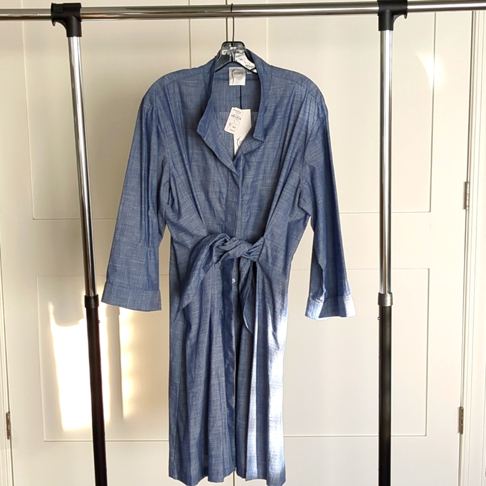 Finley Blue Cotton Dress